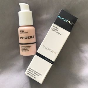 Phoera matte full coverage foundation.